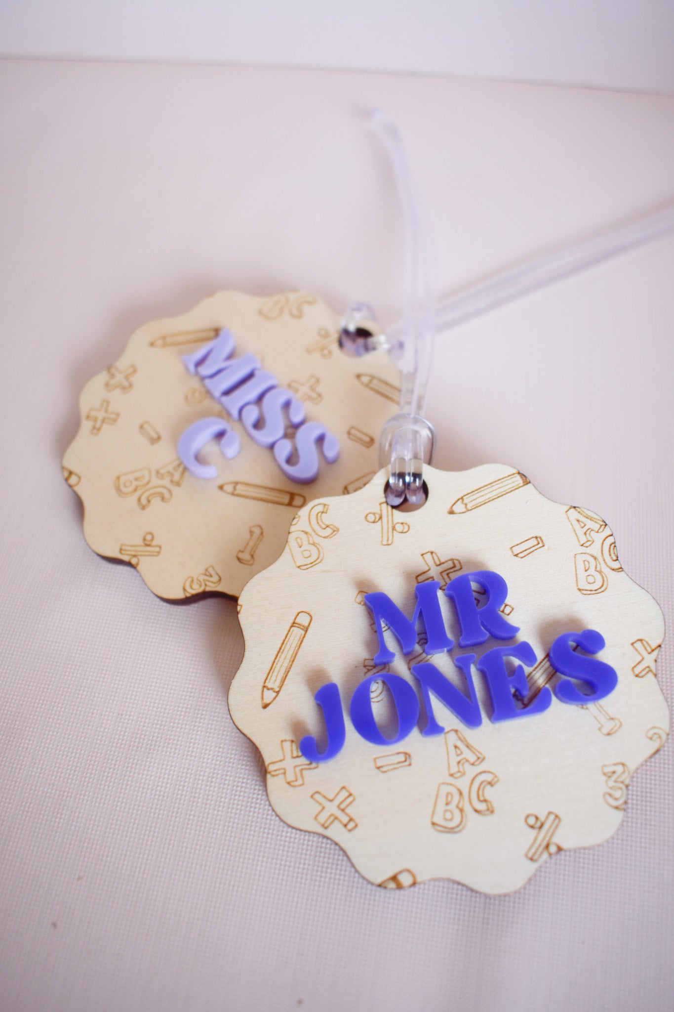 Personalised Teacher Tags