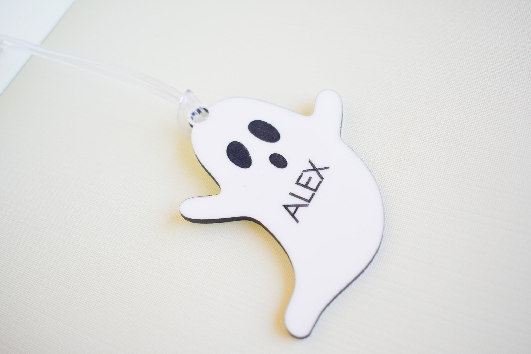 Personalised Ghost Halloween Tag