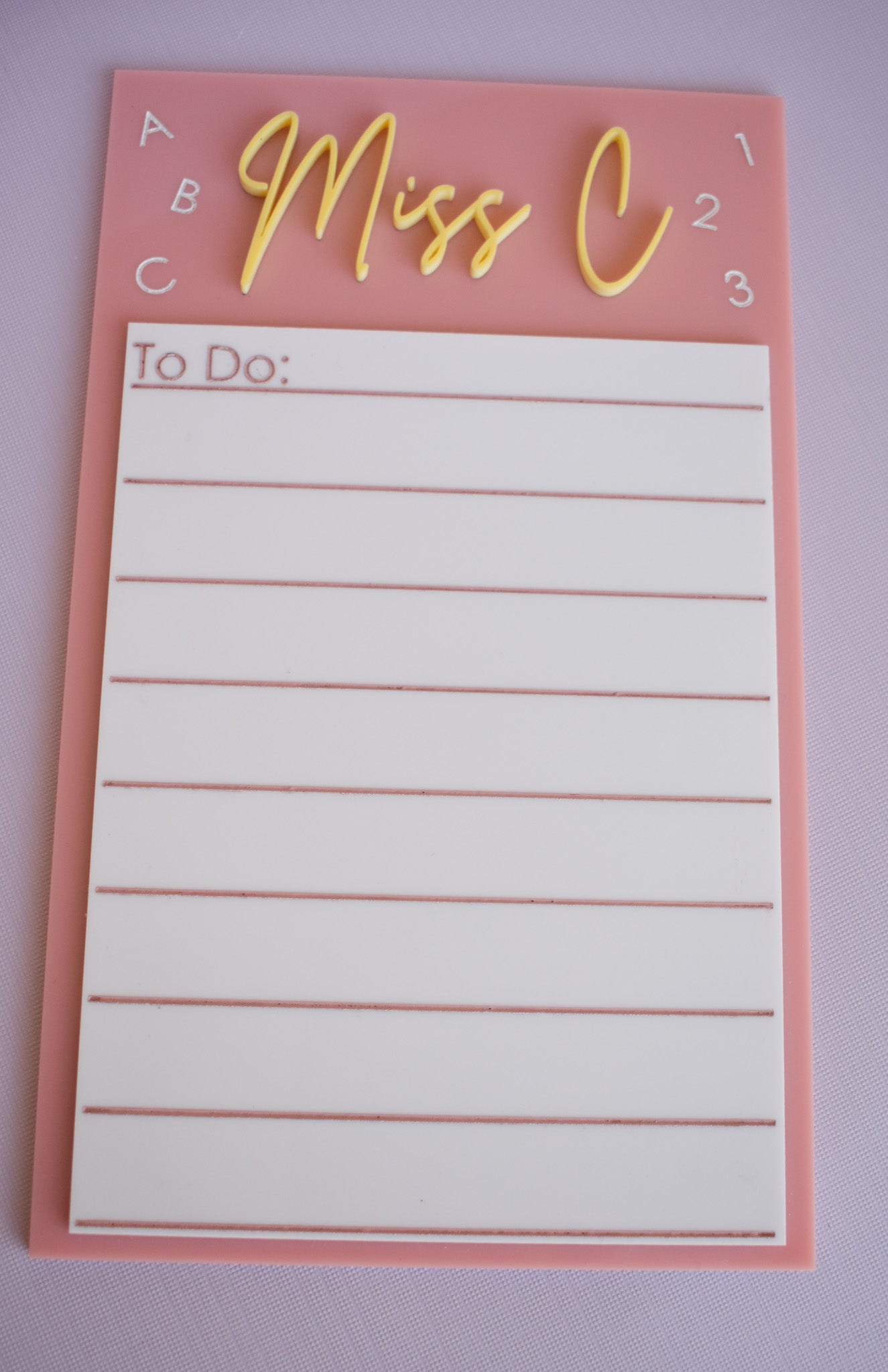 Teacher To-do lists