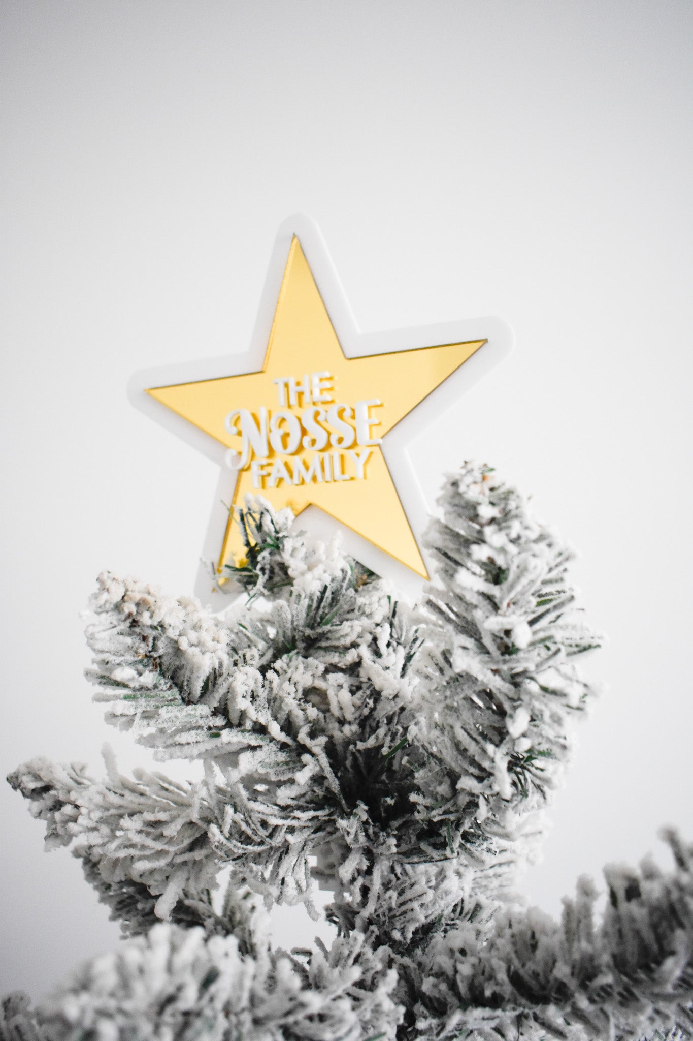 Personalised Christmas Tree Topper