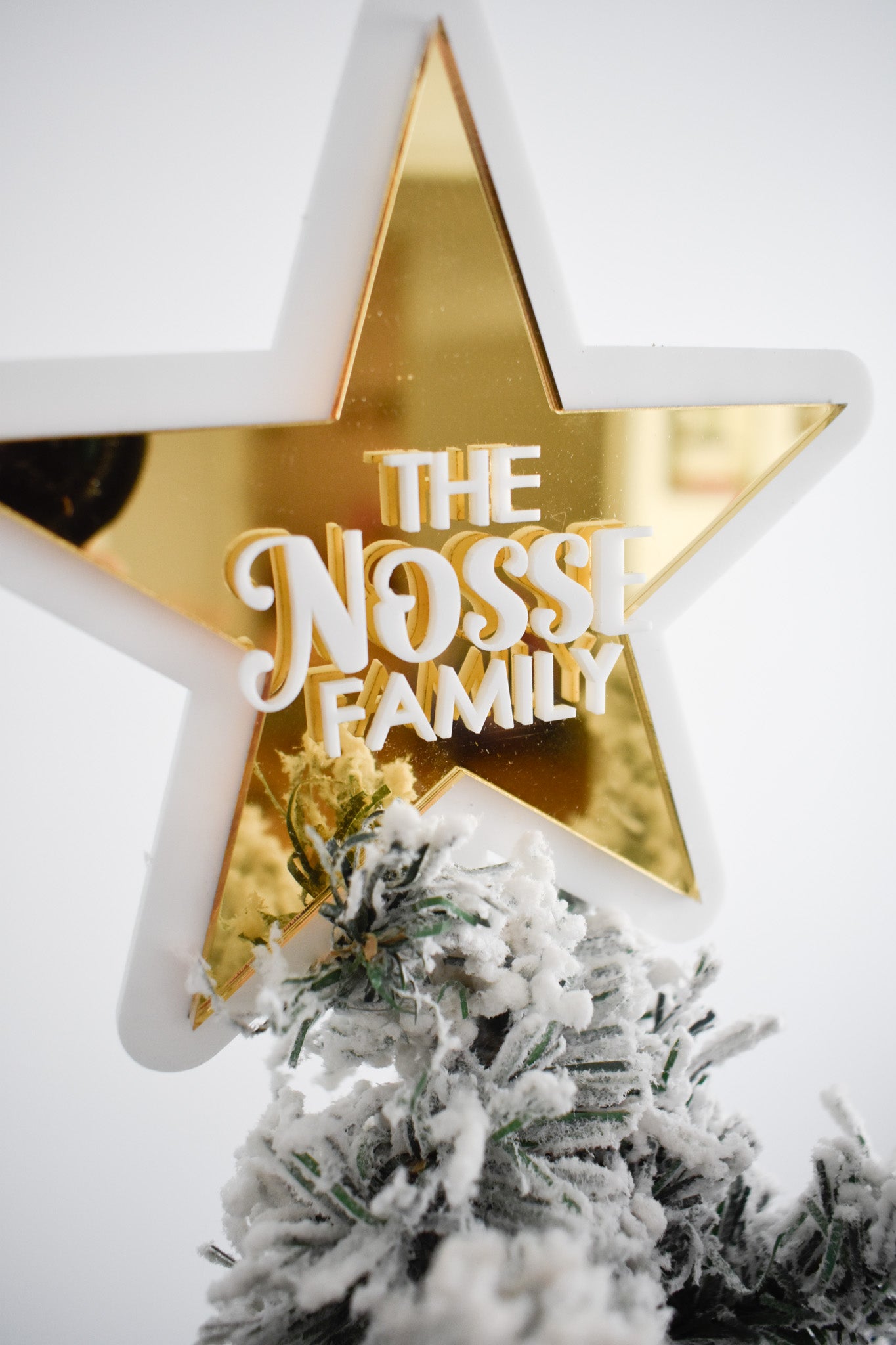 Personalised Christmas Tree Topper